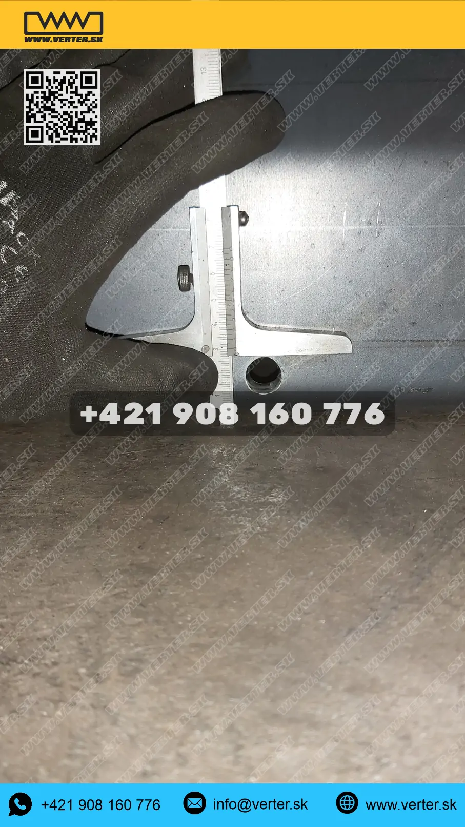 Vidly s pridržiavačom Euro Nakladač 1300mm